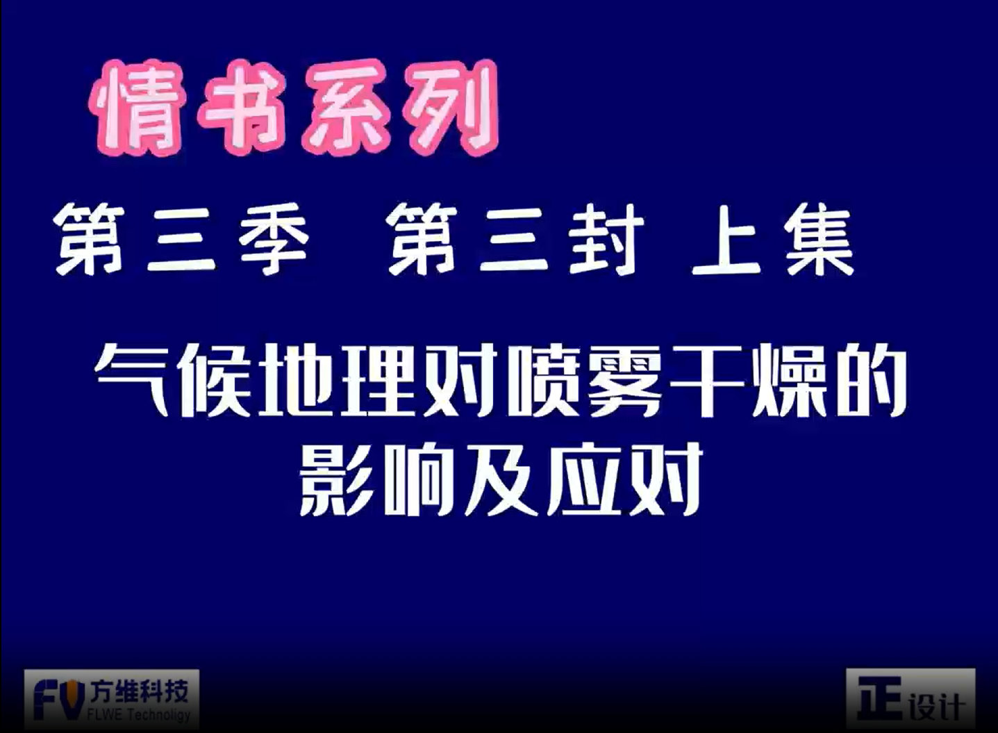 氣候地理對(duì)食品噴霧干燥的影響及應(yīng)對(duì)第一集